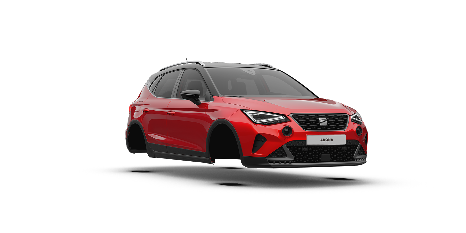 seat arona fr desire red colour