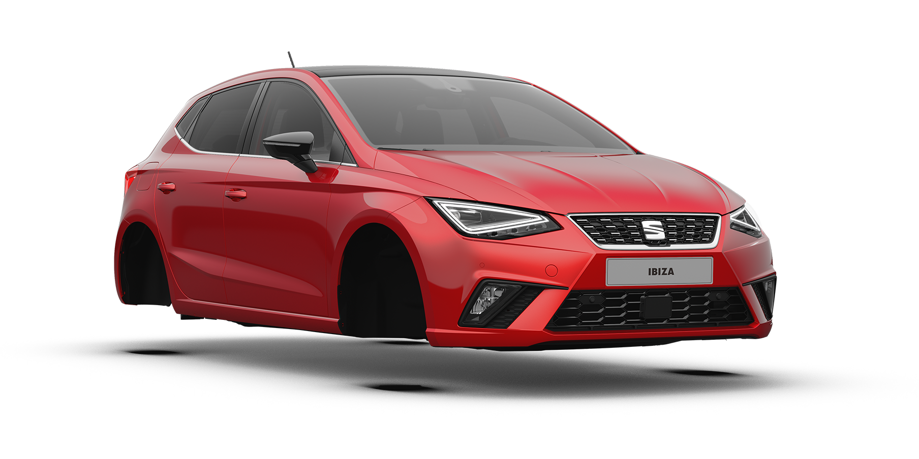 seat ibiza fr colour red desire