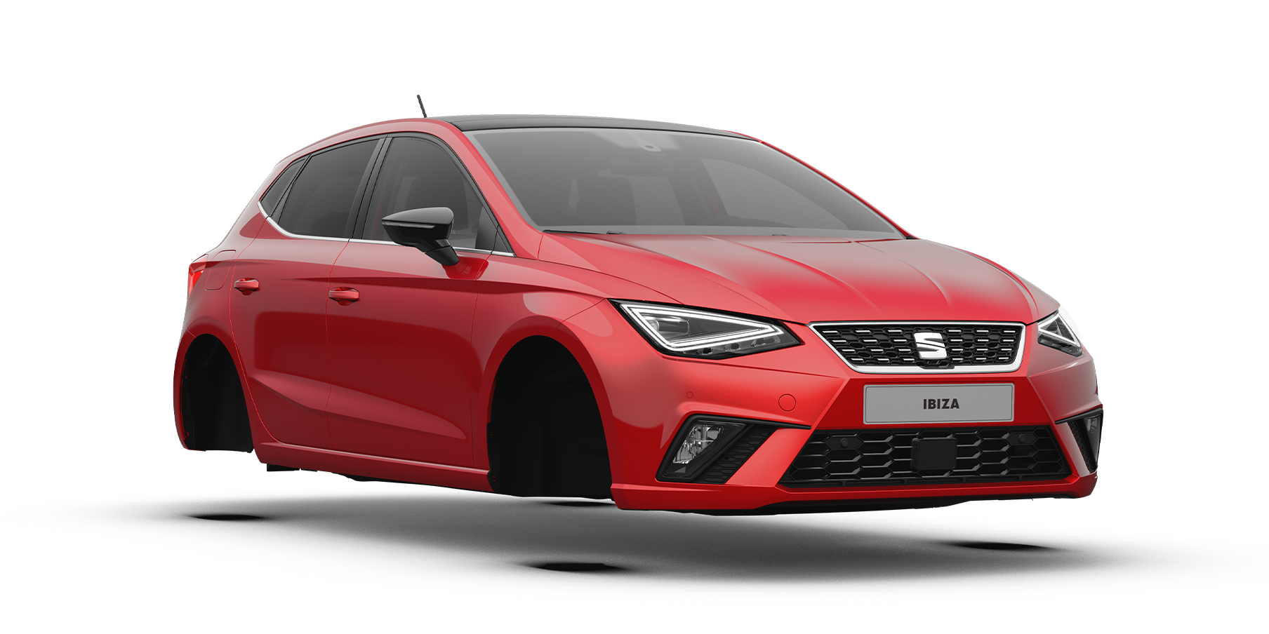 seat ibiza fr colour red desire